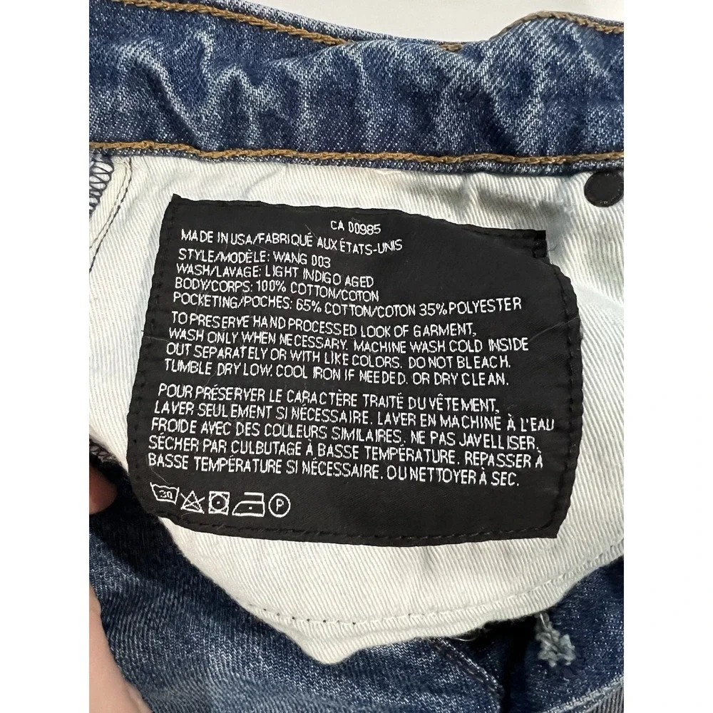 Alexander Wang Jeans 25 Light Indigo Fade Blue Slim Fit Skinny - Picture 3 of 5